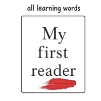 all learning words : My first reader B0H45RTJLK Book Cover