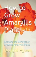 How to Grow Amaryllis Plant: Knowing the Benefits of Growing Amaryllis Plant B0CPCN24TL Book Cover