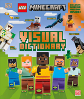 Lego Minecraft Visual Dictionary: With an Exclusive Lego Minecraft Minifigure B0DSKBQCW7 Book Cover