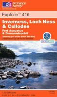 Inverness, Loch Ness and Culloden (OS Explorer Map Active) 0319233235 Book Cover