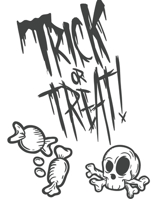 trick or treat!: Happy Halloween Sketchbook: Halloween Characters Sketchbook, Sketching Halloween decorations, Drawing and Creative Doodling. ... Practice Drawing, Paint, Write made in USA 1695909003 Book Cover