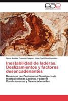 Inestabilidad de laderas. Deslizamientos y factores desencadenantes 3846570516 Book Cover