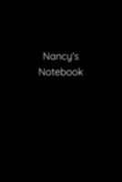 Nancy's Notebook: Notebook / Journal / Diary - 6 x 9 inches (15,24 x 22,86 cm), 150 pages. 1691174181 Book Cover
