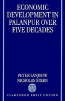 Economic Development in Palanpur Over Five Decades 0198831951 Book Cover