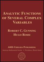 Analytic Functions of Several Complex Variables 0821821652 Book Cover