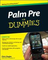 Palm Pre For Dummies 0470526890 Book Cover