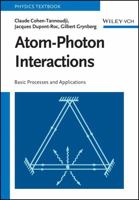 Processus d'interaction entre photons et atomes 0471625566 Book Cover