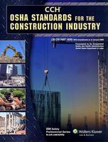 OSHA Standards for the Construction Industry As of 01/09: 0808020331 Book Cover