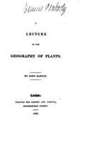 Lecture Sur La G�ographie Des Plantes... 1530108969 Book Cover