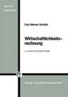 Wirtschaftlichkeitsrechnung 3790802425 Book Cover