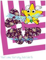 The Melody of Love: Valentine's Day Coloring Book. Your Love, Your Way. Just Color It. 1543025773 Book Cover