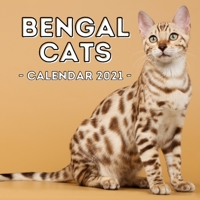 Bengal Cats: 2021 Wall Calendar, Cute Gift Idea For Bengal Lovers Or Owners Men And Women null Book Cover