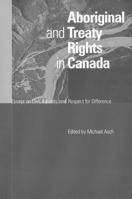Aboriginal and Treaty Rights in Canada: Essays on Law, Equality and Respect for Difference 0774805811 Book Cover