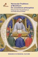 Vernacular Traditions of Boethius's de Consolatione Philosophiae 1580442161 Book Cover