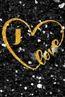 J Monogram Notebook lettre J Notebook journal Gold Confetti Glitter for Women and Girls.: Lined Note Book, Writing Pad, Journal or Diaryfor Kids, Girls & Women - 110 Pages - Size 6x9 1661972497 Book Cover