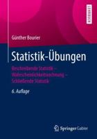 Statistik-Übungen: Beschreibende Statistik - Wahrscheinlichkeitsrechnung - Schließende Statistik 3658236345 Book Cover