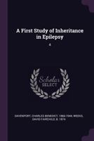 A First Study of Inheritance in Epilepsy: 4 1379019370 Book Cover