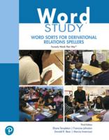 Word Study: Word Sorts for Derivational Relations Spellers 0138220204 Book Cover