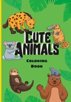 Cute Animals: Coloring Book | For Kids Of All Ages | Adorable Animals To Color B0CCXKTGVJ Book Cover