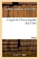 L'esprit de l'Encyclopédie. Tome 2 2329026889 Book Cover