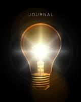 Journal: Light Bulb Ideas, Composition Notebook, Lined, 120 Pages, 8x10 107824877X Book Cover