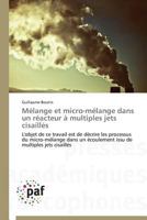 Mélange Et Micro-Mélange Dans Un Réacteur À Multiples Jets Cisaillés 3838188950 Book Cover