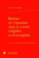 Balance De L'equation Dans La Science D'algebre Et Al-muqabala (Histoire Et Philosophie Des Sciences, 28) 2406141020 Book Cover