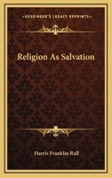 Religion as salvation 1163172944 Book Cover