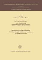 Relaxationsverhalten Des Betons: Teil I: Beurteilung Der Verfahren Zur Berechnung Aus Dem Kriechverhalten 3663200841 Book Cover
