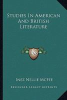 Studies in American and British Literature 1345543468 Book Cover