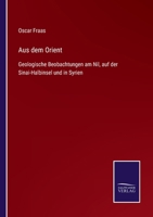 Aus dem Orient: Geologische Beobachtungen am Nil, auf der Sinai-Halbinsel und in Syrien 1147230528 Book Cover