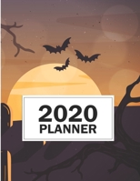 2020 Planner: 8.5x11Autumn Tree Patters 2020 Planner Yearly Agenda (1 January - 31 December 2020 ) 1710163224 Book Cover