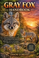 GRAY FOX HANDBOOK: A comprehensive handbook revealing gray fox habitats, diets, behaviors, adaptability, and survival strategies for wildlife lovers and conservationists. B0GGYK3MRP Book Cover
