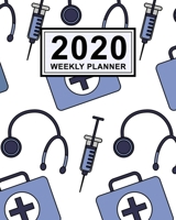 Doctors Weekly Planner 2020 : Doctors 2020 Daily, Weekly & Monthly Calendar Planner - January to December - 110 Pages (8x10) 1710866357 Book Cover