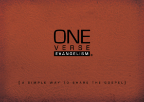 One-Verse Evangelism 0972902368 Book Cover