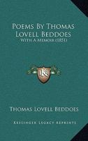 Poems. With a Memoir 137676170X Book Cover