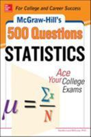McGraw-Hill's 500 Statistics Questions 0071798722 Book Cover
