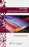 Osborn's Concise Law Dictionary 0421900504 Book Cover