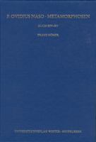 P. Ovidius Naso: Metamorphosen. Kommentar: Buch XIV-XV 3825336166 Book Cover