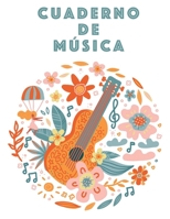 Cuaderno De Musica: Músicos Composición Libro Instrumento Manuscrito Personal Papel Piano Guitarra Estándar 13 Bastón Cuaderno grande / Diario Regalo ... Tapa blanda, Acabado mate (Spanish Edition) B083XX4W38 Book Cover