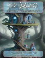 Fairy Dwellings: A Coloring Book Of Enchanted Homes: A Collection of Black Line And Grayscale Images B0C1JBC4Q8 Book Cover