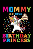Mommy of the Birthday Princess: Unicorn Birthday Book for Girls Prayer Journal & Notebook - Cute Gift for Girls Teens Women 101 Pages (Cute Unicorn Notebooks For Girls) 1697305989 Book Cover