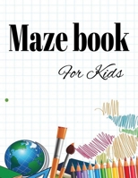 mazes book for kids: "A Magical Quest Through Twists, Turns, and Puzzles" B0CFD6K6TS Book Cover