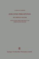 Johannes Philoponos: de Opificio Mundi 3519076845 Book Cover