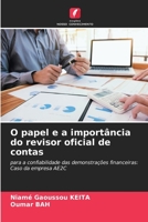 O papel e a importância do revisor oficial de contas 620533500X Book Cover