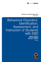 Behavioral Disorders: Identification, Assessment, and Instruction of Students with EBD 1780525044 Book Cover