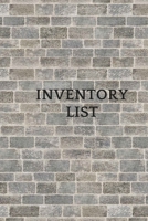 Inventory list 1654385859 Book Cover