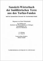 Sanskrit-Worterbuch Der Buddhistischen Texte Aus Den Turfan-Funden. Lieferung 21: YA / Varna-Vat 3525261691 Book Cover