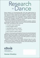 Research in Dance: Methods, Processes, and Practical Applications 1718213972 Book Cover
