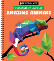 Brain Games - Sticker by Letter: Amazing Animals - 2 Books in 1 (In the Wild & Playful Pets) - 20 Images to Sticker 1639385878 Book Cover